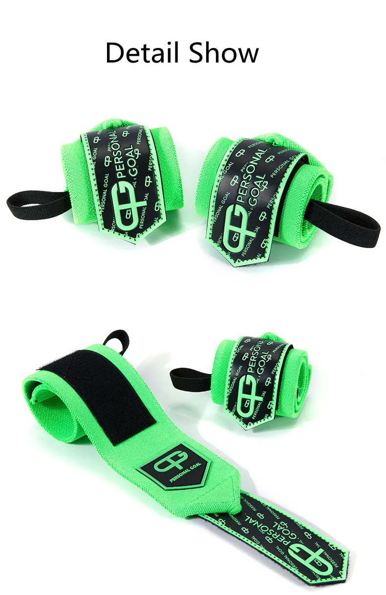 High Grade Custom Hand Adjustable Wrist Support bands weightlifting straps Weight Lifting Wrist Wraps for Fitness