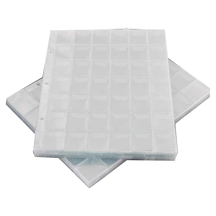 Канцелярские товары HUACAI по индивидуальному заказу, пластиковые держатели для монет, коллекционные принадлежности для монет, коллекция монет