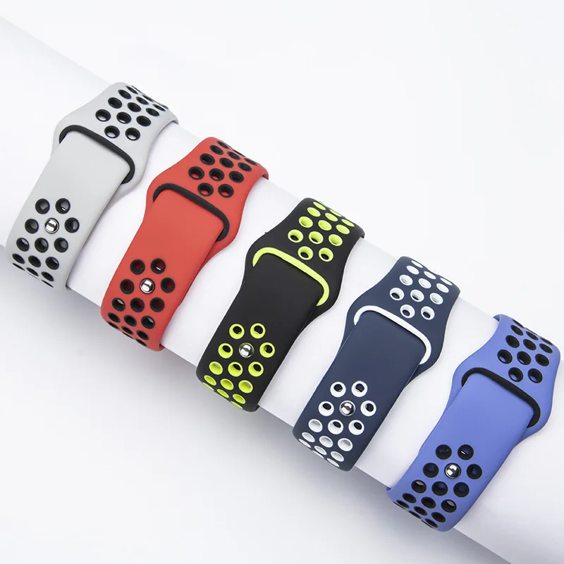 Cross Color Silicone Strap For Apple Watch Band Silicone For Apple Watch Silicone Bands For Watch Bands