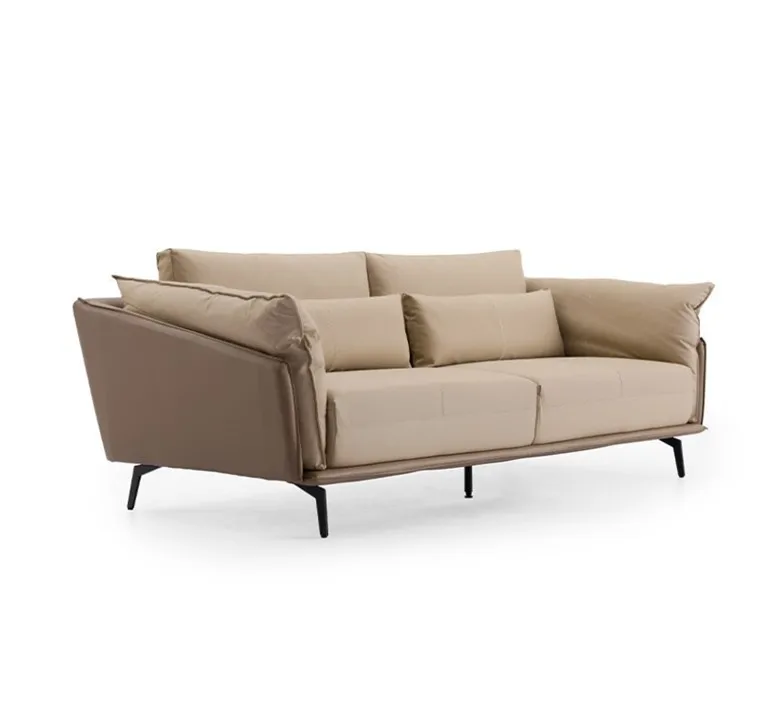 Modern leather sofa 1+3 small living room furniture set customs synthetic leather sofa sectionals furniture wholesale