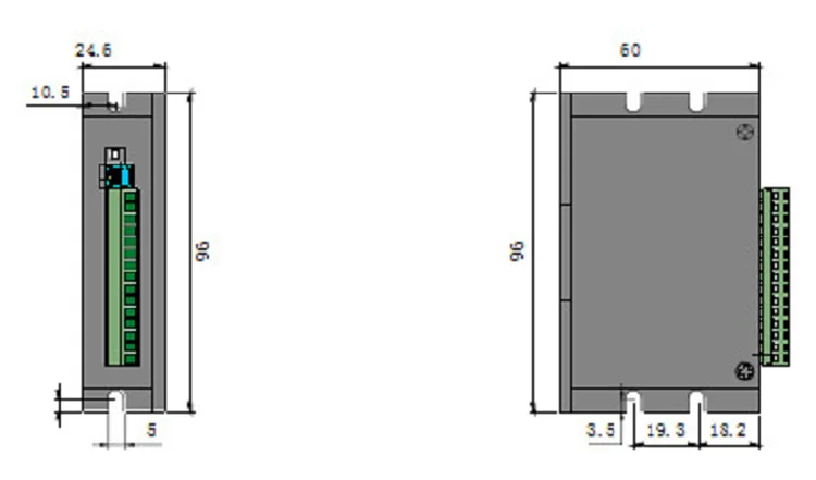 upgrade version Integrated Machine Series Brushless Motor Drive to convertor 24v pwm brushless ac dc motor controller
