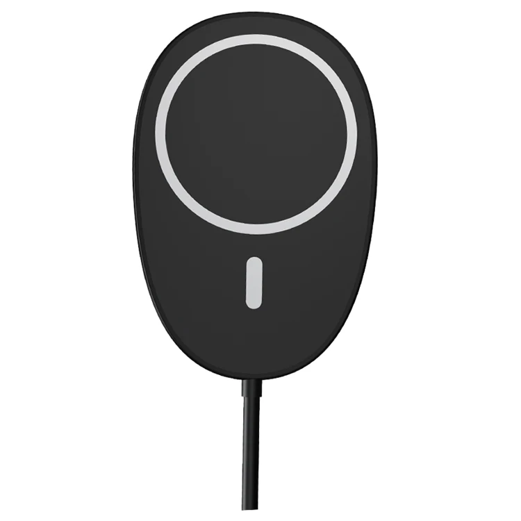 
Универсальное портативное быстрое зарядное устройство с логотипом на заказ, магнитное зарядное устройство из алюминиевого сплава, 15 Вт, беспроводное зарядное устройство qi для iphone 