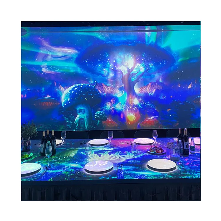 Hot Promotion Interactive Wall Projection High Quality System Immersion Restaurant