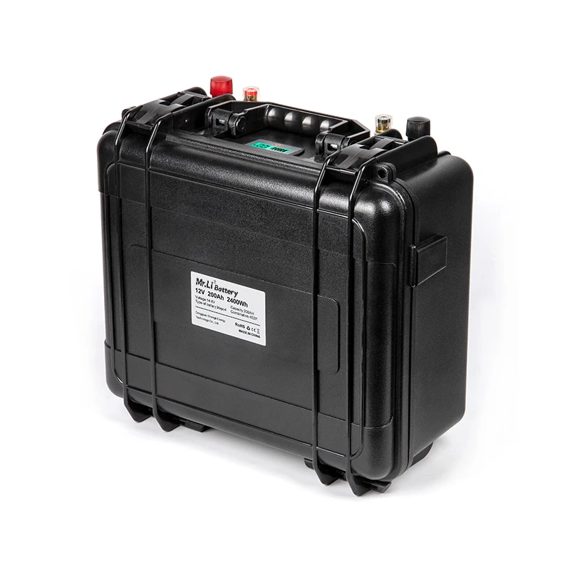 Top Quality Modern 12v 200ah Solar  Energy System Battery Deep Cycle Lithium Ion Battery