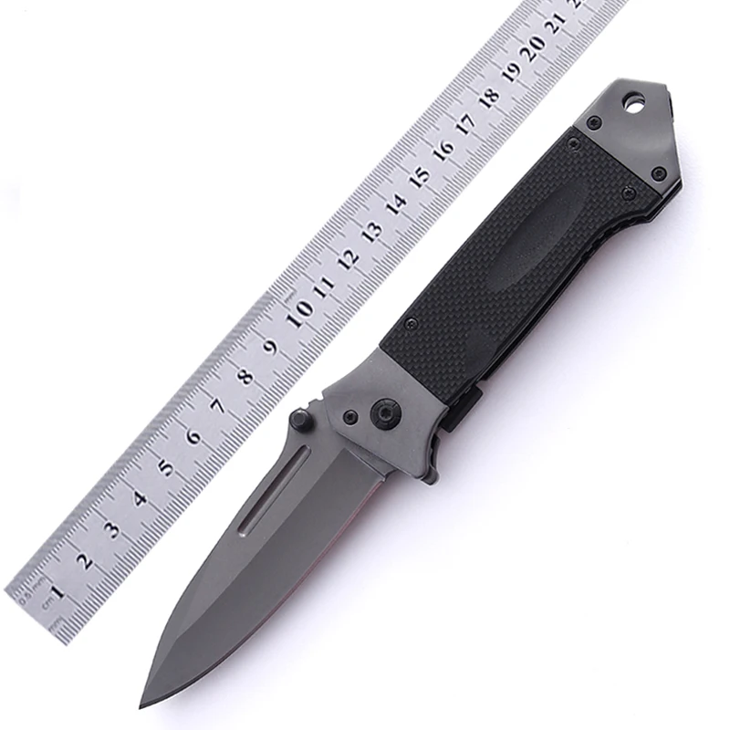 New Arrival Hand Tools black titanium coated Pocket Knife Outdoor Knife