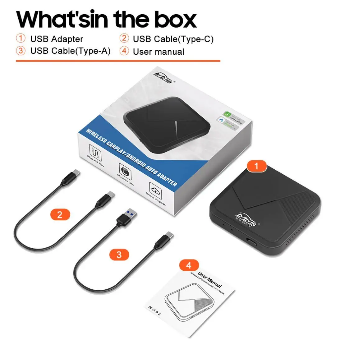 Best Price Carplay In Universal Smart Multimedia System Android Adapter Wireless Auto Electronics Car Play Ai Box Dongle