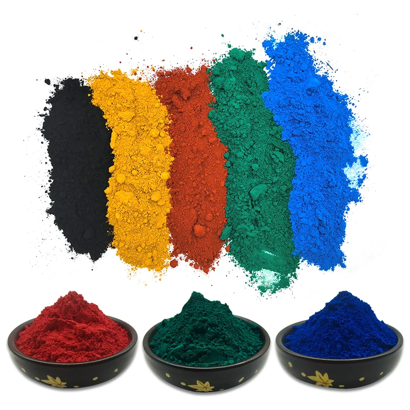 Bulk Iron Oxide Powder Pigment for Epoxy Floor Paint Leather & Coating for Cosmetic Industry Concrete Paving Tile