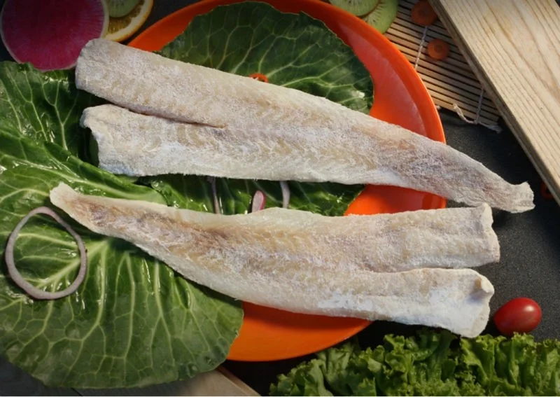 2018 new season dry salted pollock fillet for sale