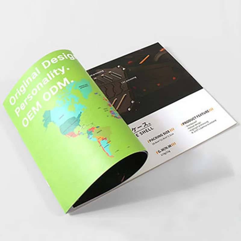 Wholesale Custom Full Color Printing 4x6 Manual Catalog Leaflet Flyers Brochure Booklet