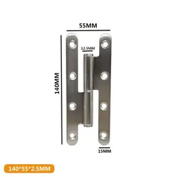 High Quality Door Accessories H Shape 140*55*2.5MM Stainless Steel Lift off Hinge