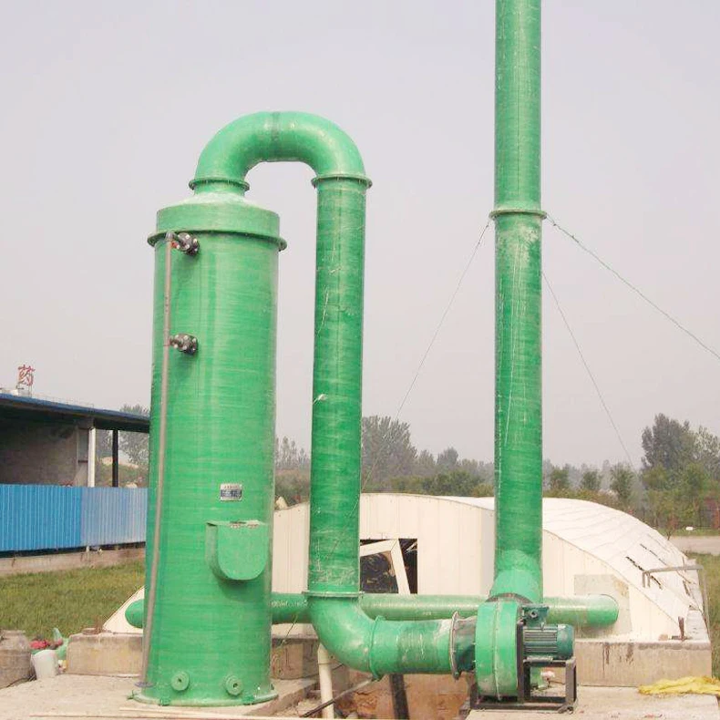 
FRP desulfurization tower acid mist dust purification absorption dust removal equipment tail gas absorption tower adsorption tow 