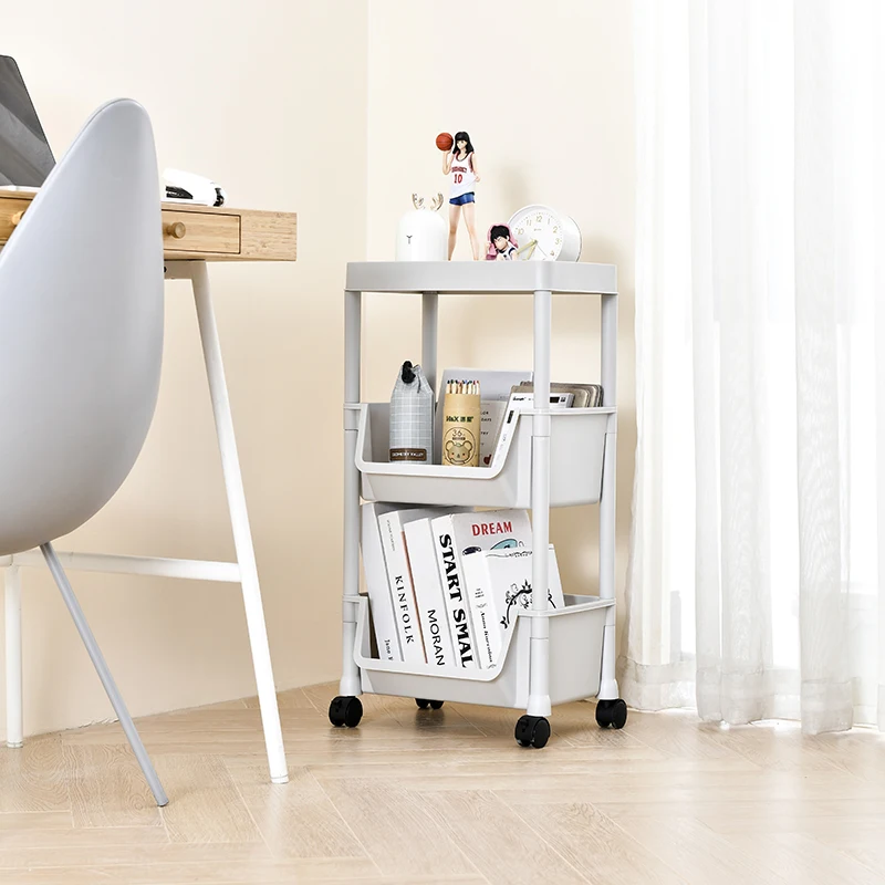 2024 new  Arrivals Plastic 4 tiers kitchen shelf rack storage organizer rack for sundries