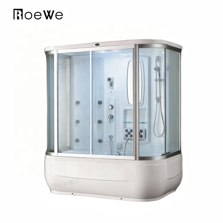 Luxury Showers Bathroom Steam Box Indoor Cabins Style Shower Rooms w Massage whirlpool Bathtub in