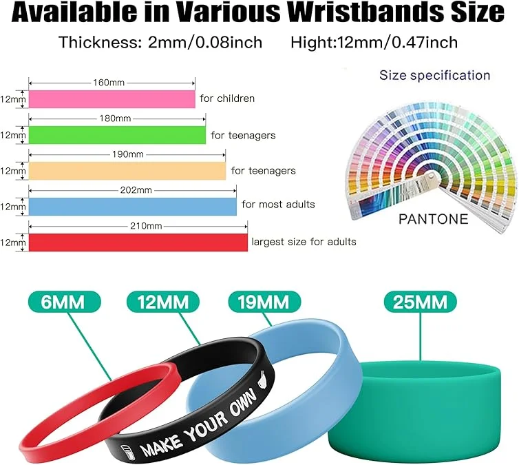 Personalized Ink Injected Wrist Band Rubber Bracelet National Flag Custom Logo Silicone Wristband For Promotional Business Gifts
