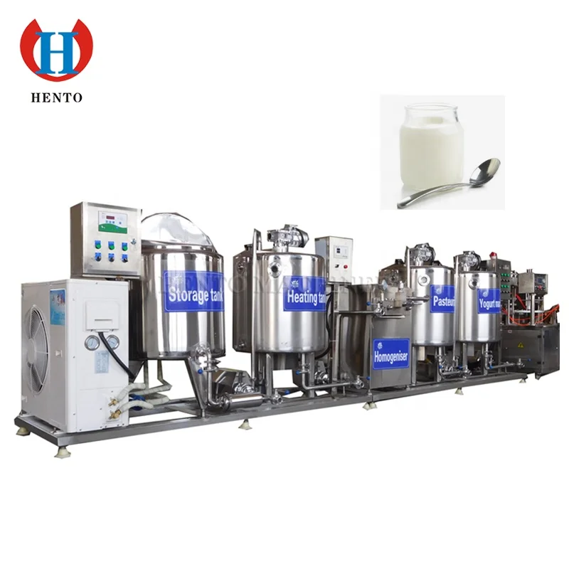 High Performance Dairy Processing Plant / Yogurt Fermentation Machinery / Yogurt Production Line