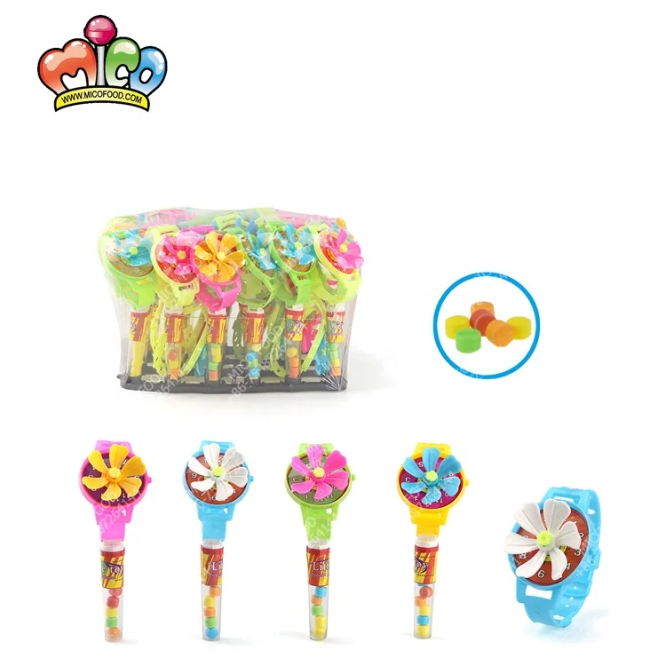 Plastic colorful jumping frog toy candy for kids