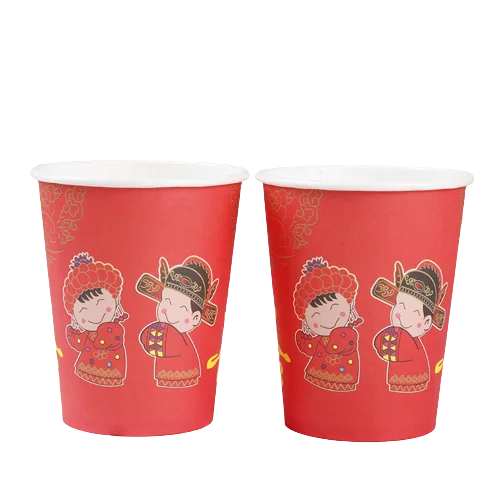 Disposable PE Coated  Single Double Wall 5oz Dental Gargling Paper Cups