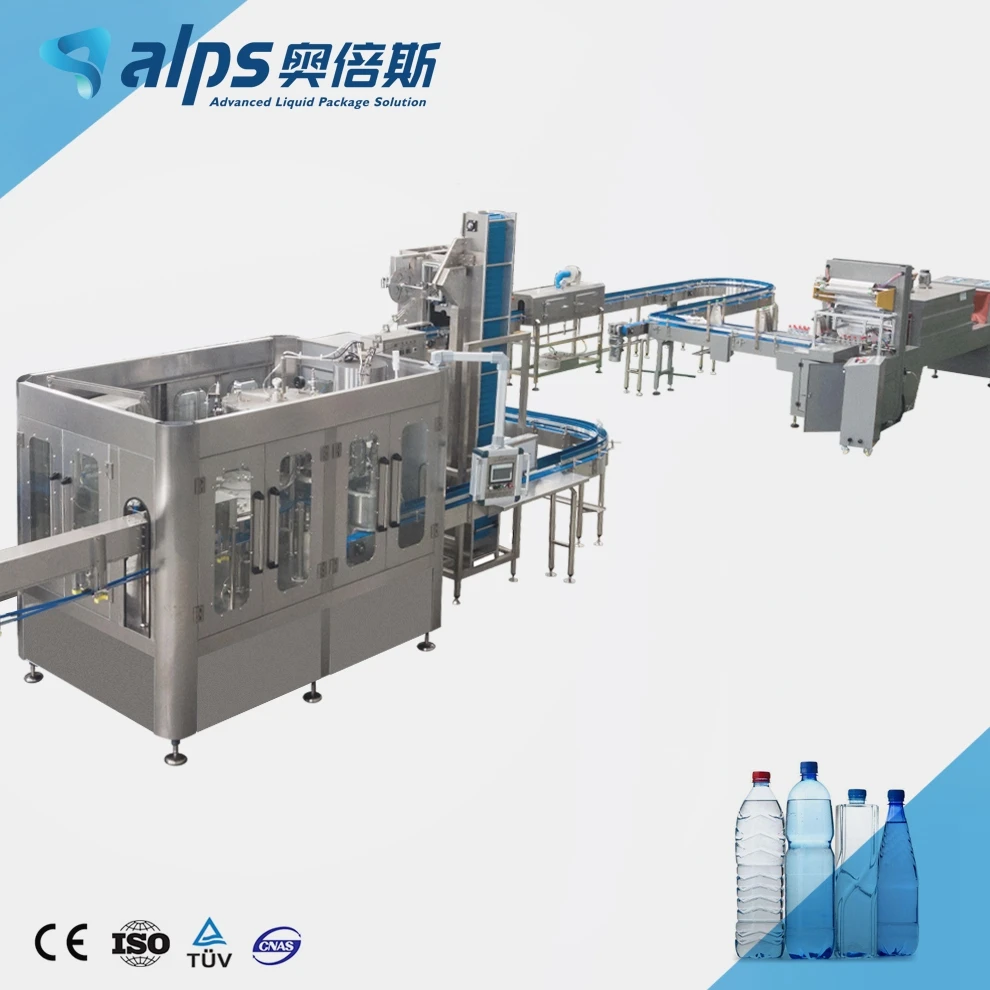 Small Scale Bottle Water Filling Machine PET Bottle Filling Capping And Labeling Machine
