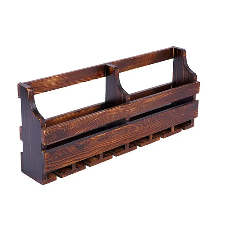 Домашний винный шкаф креативный Европейский современный крепкий твердый Волшебный настенный винный шкаф из массива дерева