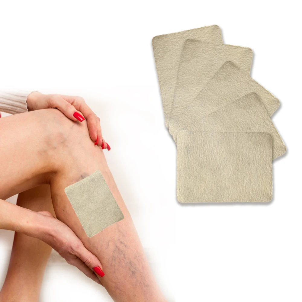 Customized Varicose veins and leg external use black ointment patches