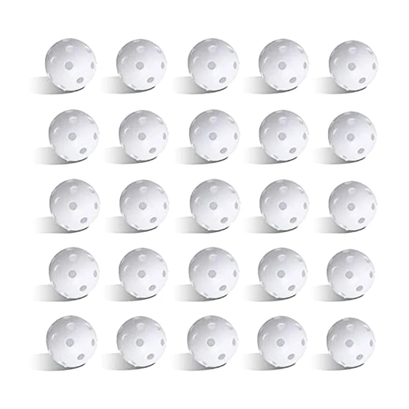 72 mm 26 Holes Design Practice Ball Outdoor Plastic Golfballs