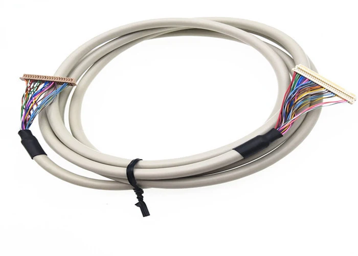 Factory OEM Wiring Harness HRS DF13 40 Pin Connector To 1mm Pitch 30Pin Lvds Housing Connector Cable for Automotive