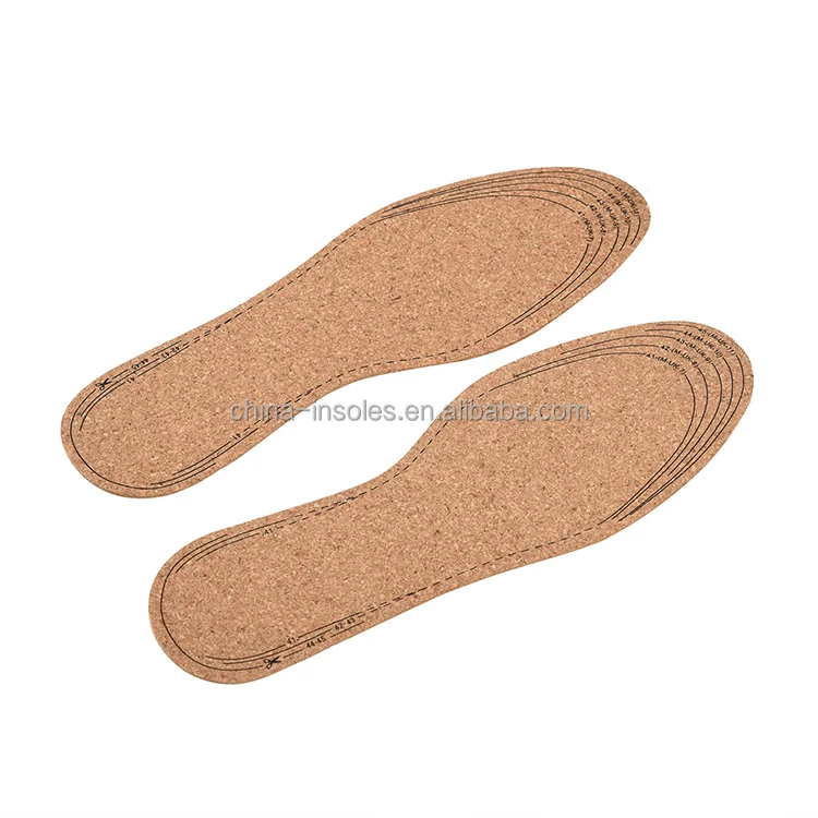 woman man shock-absorbing comfortable soft warm cashmere shoe insole manufacturer cork insole