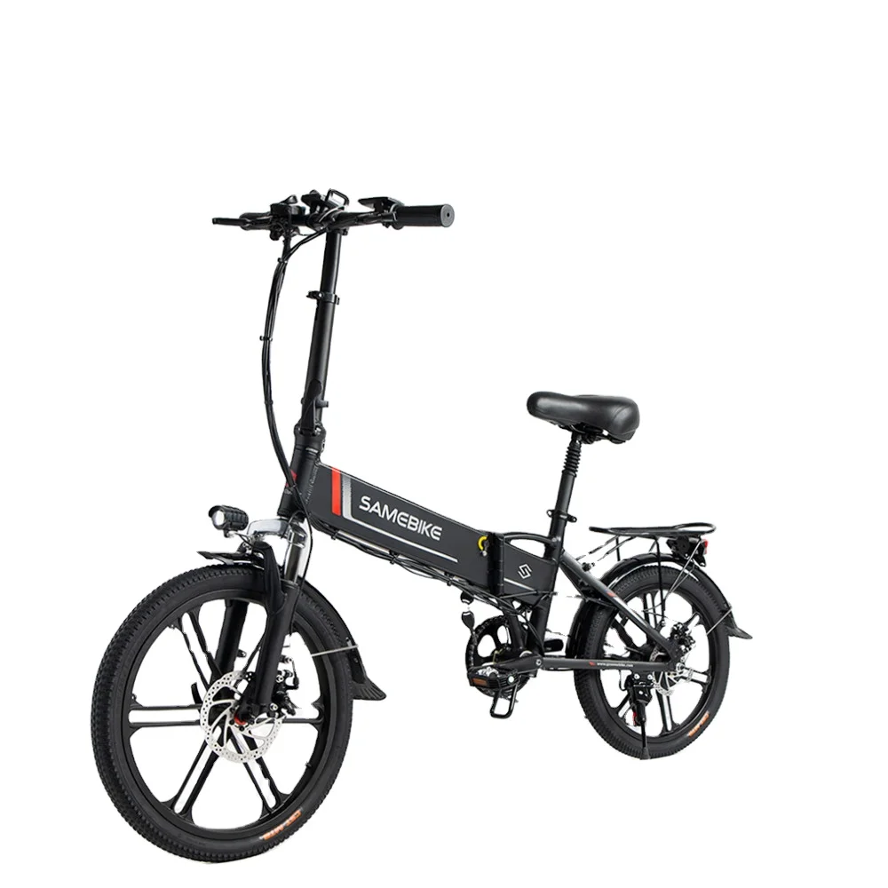 20Inch E-Bikes 350W Motor Mountain Bike  Fork  Battery Professional 6 Speed Gears Electric Bicycle