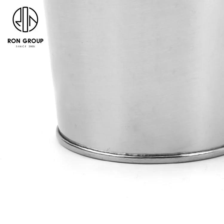 Restaurant Bar Buffet Barware Table Decorations Food Grade Mini Kitchen Metal Stainless Steel Food Serving French Fries Bucket