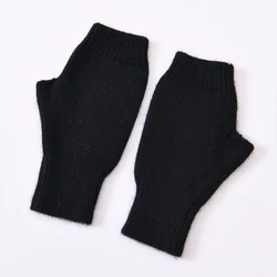 Wholesale New Arrival Ladies Fashion Cashmere Wool Knitted Fingerless Mittens Thick Warm Winter Knitted Gloves