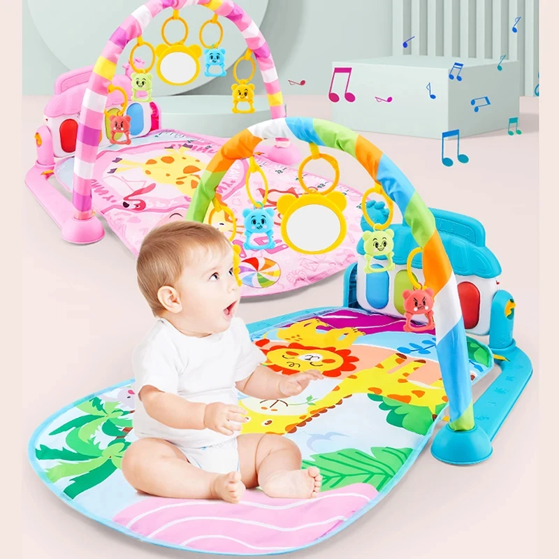 Jumon Kid Rug Puzzle Mat Carpet Piano Keyboard Baby Toy Playmat Fitness Frame Baby Musical Activity Gym Playmat
