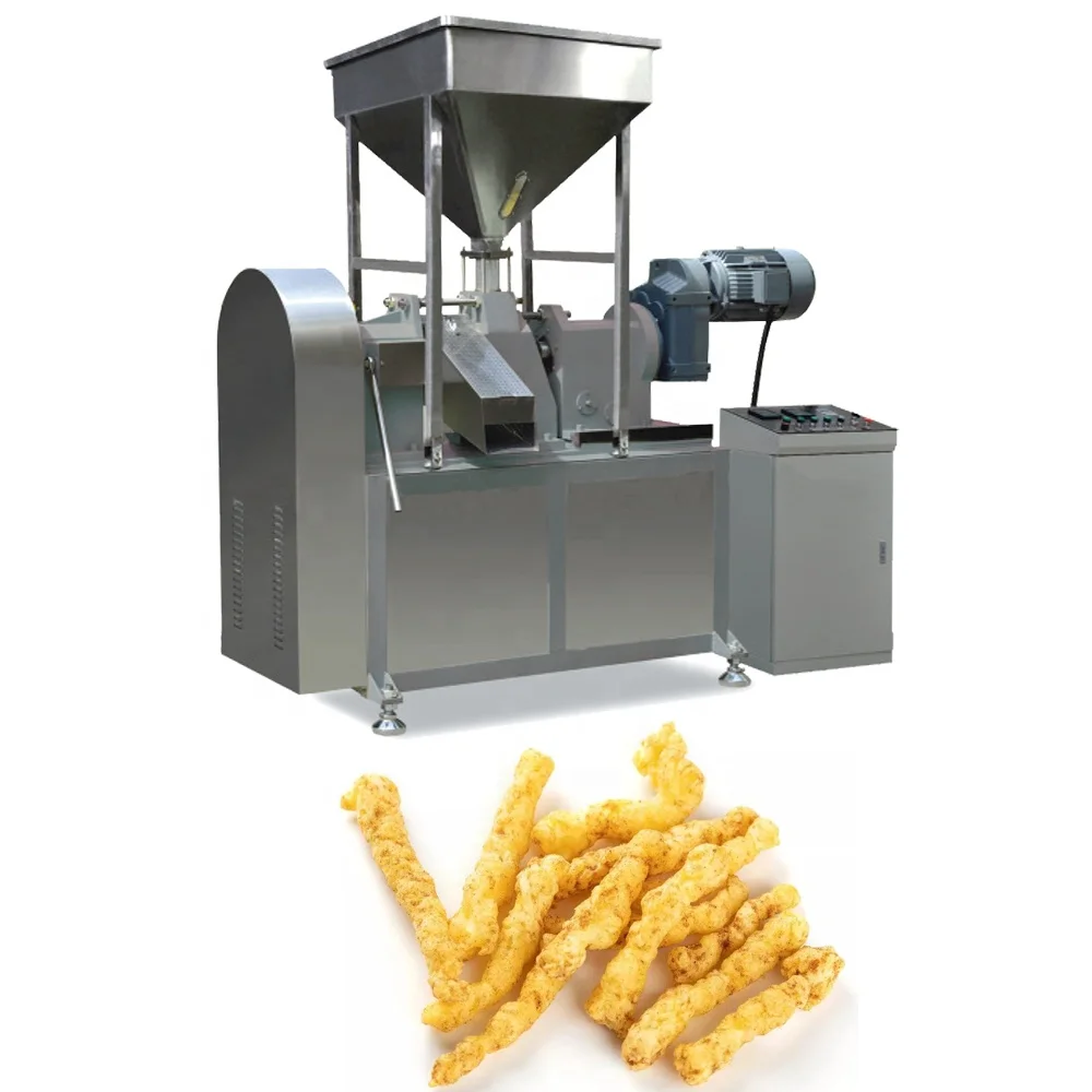 CE Full Automatic Cheetos Snacks Extruder Kurkure Chips Making Machinery