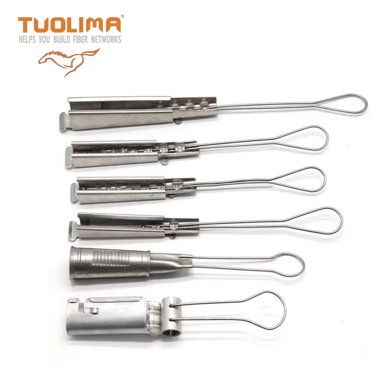 Волоконно-оптический зажим из нержавеющей стали