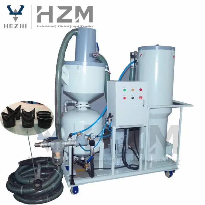 High Quality Equipment Recovery Vacuum Blasting Portable Dustless Recycling Type Dry Sand Blaster
