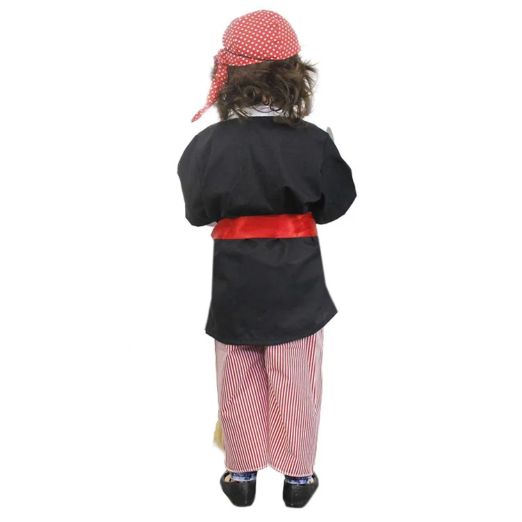 Hot selling western modern kids costume pirate pretend play toy role play cosplay costumes for kids