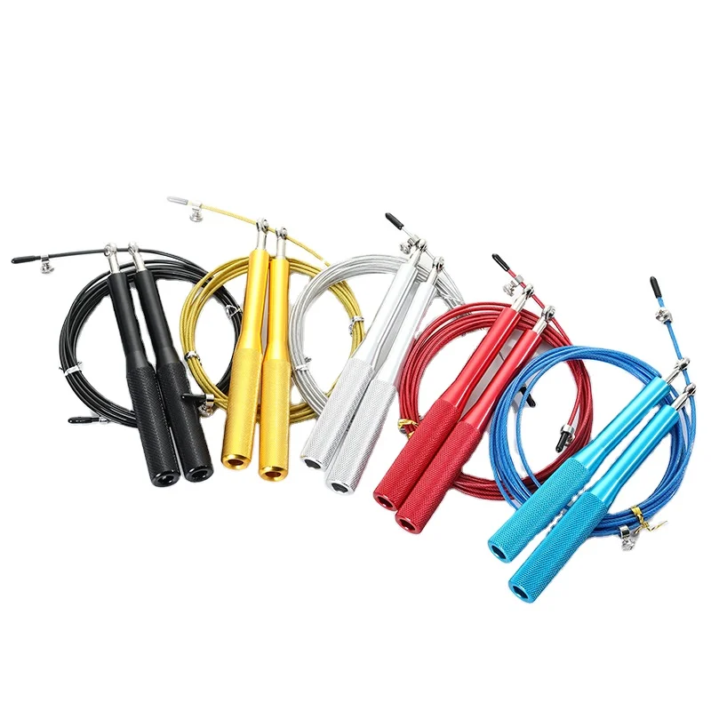 Metal  wireless jump rope  suppliers elastic Exam  training skipping exercise Crossfit Speed  handle jump rope