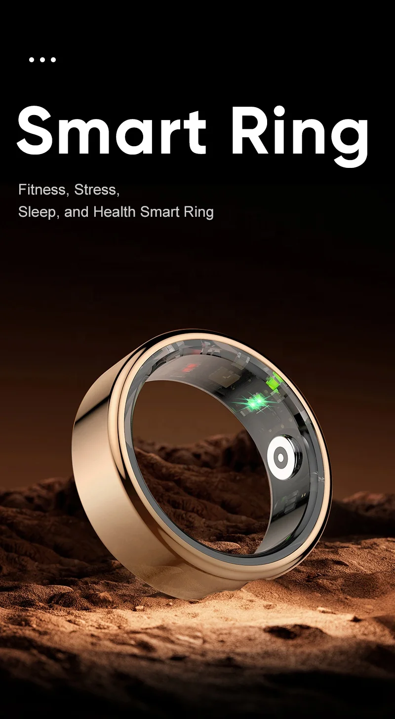 R02 Smart Ring Newest Intelligent Wearable Device Wireless Health rate Functions smart praise ring for Android smart health ring