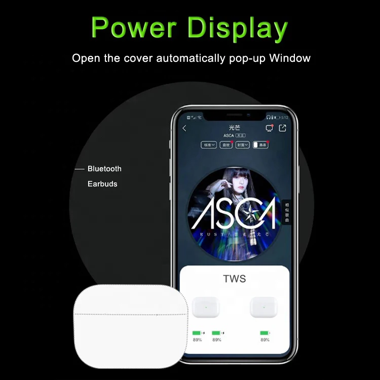  Лучшие беспроводные наушники ANC Space Audio i500 TWS для iPhone с установочным серийным