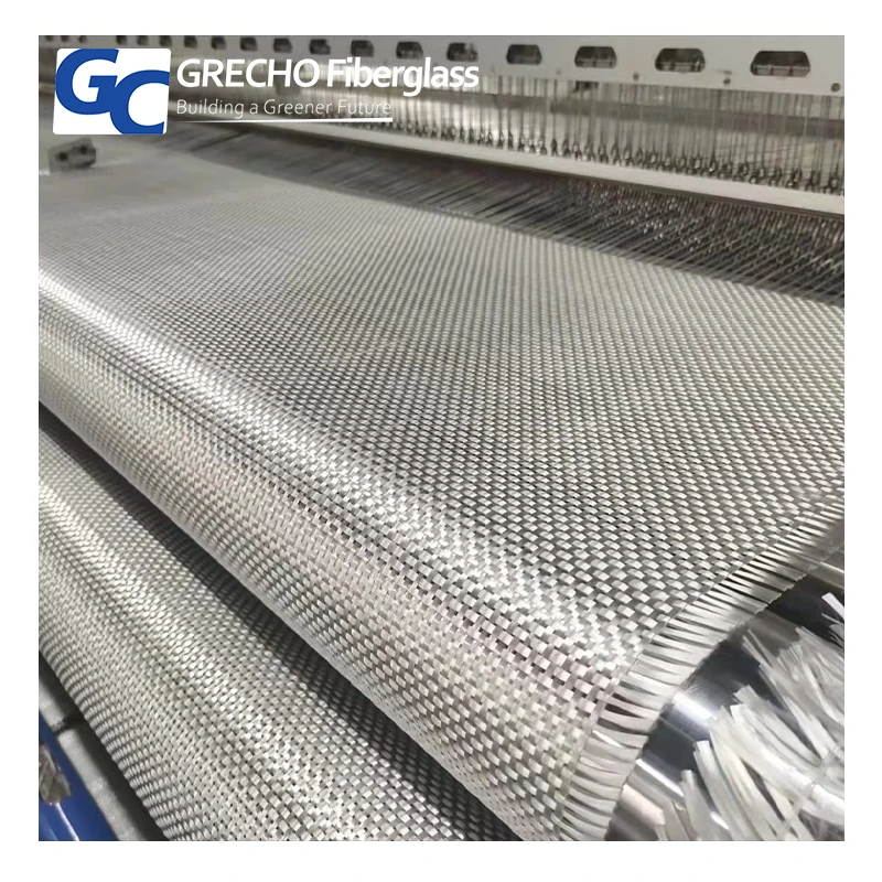 GRECHO 200GSM 400GSM 600GSM C Glass Fiber Fiberglass Roll Woven Roving Cloth For Automotive Parts
