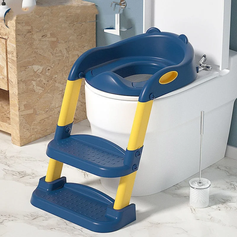 Hot Sale Plastic Children Training Toilet Seat Foldable Baby Training Toilet with Ladder