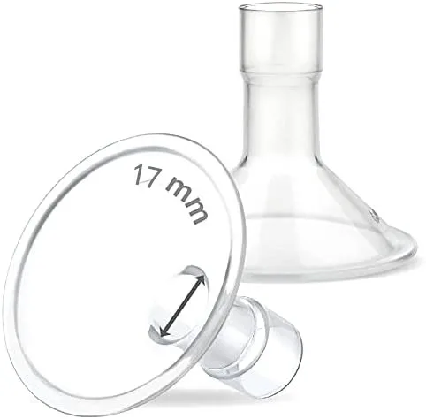 2023 hot selling Breast Pump accessories PP Flange 13mm 15mm 17mm 19mm 21mm 24mm breastfeeding BPA Free Food Grade Shield