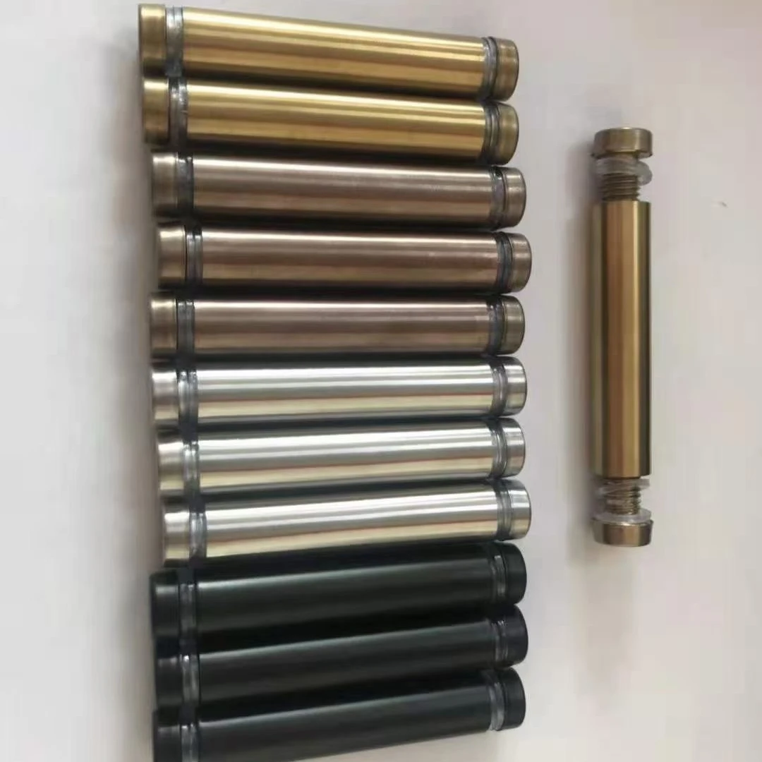 Полые винтовые фитинги из нержавеющей стали с двумя головками, крепежные детали для демонстрации Винных Бокалов