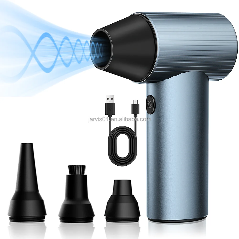 Jarvis mini air blower Rechargeable Mini Electric turbo jet blower Jet Compressed air duster turbo dryer for car
