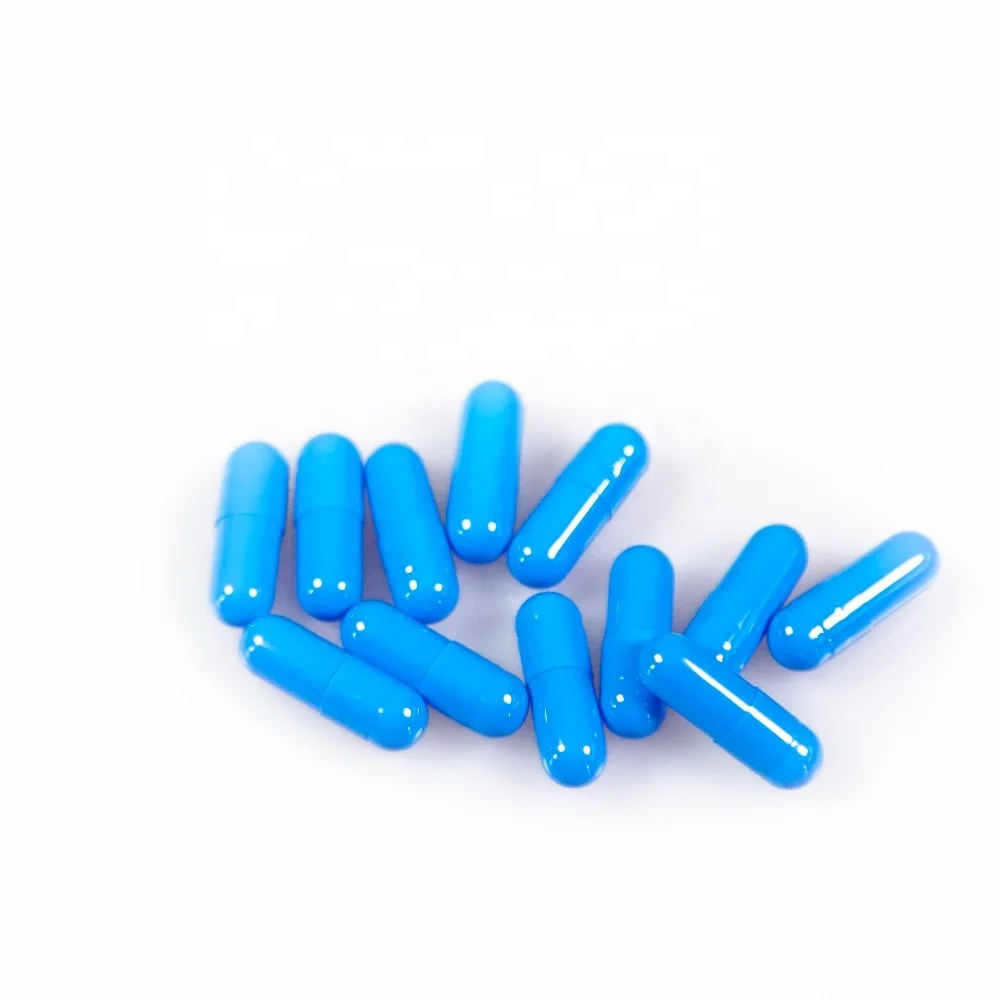 size 0 red black  hard gelatin empty capsule