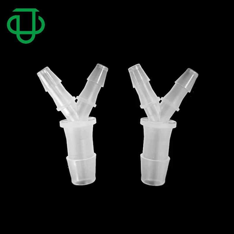 Plastic Joint 3 Way MIni Barbed Pipe Fitting Y Branch Connector Equal Reducing Hose Barb Y Reducer Tubing Fitting