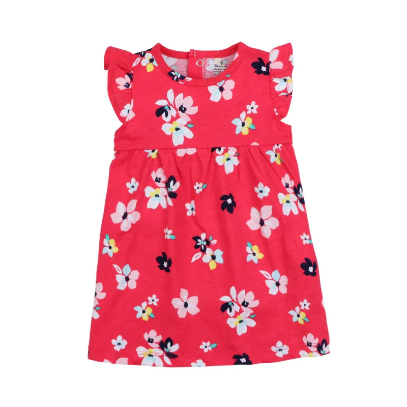 Oramgemom 2021 Summer Shortless Baby Dress For Girls Baby Clothing Infant Dress Flower Newborn-24M Kids Costume