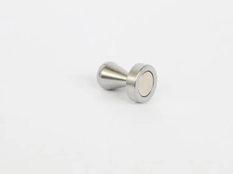 Black epoxy magnetic push pin custom size permanent refrigerator magnetic thumbtack