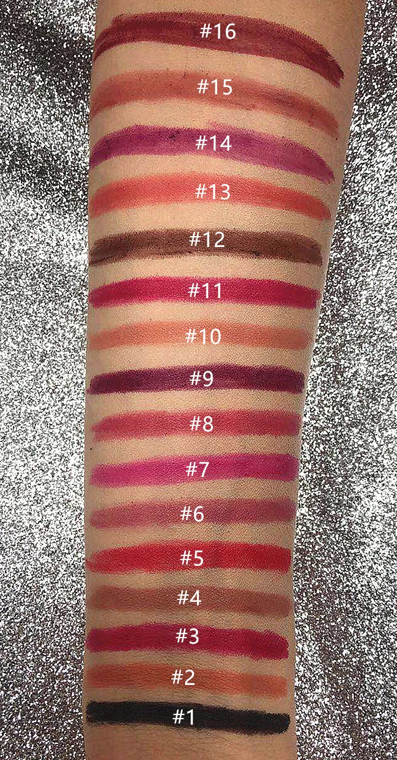  Лидер продаж натуральный Водостойкий карандаш для губ с высоким пигментом 21 цвет