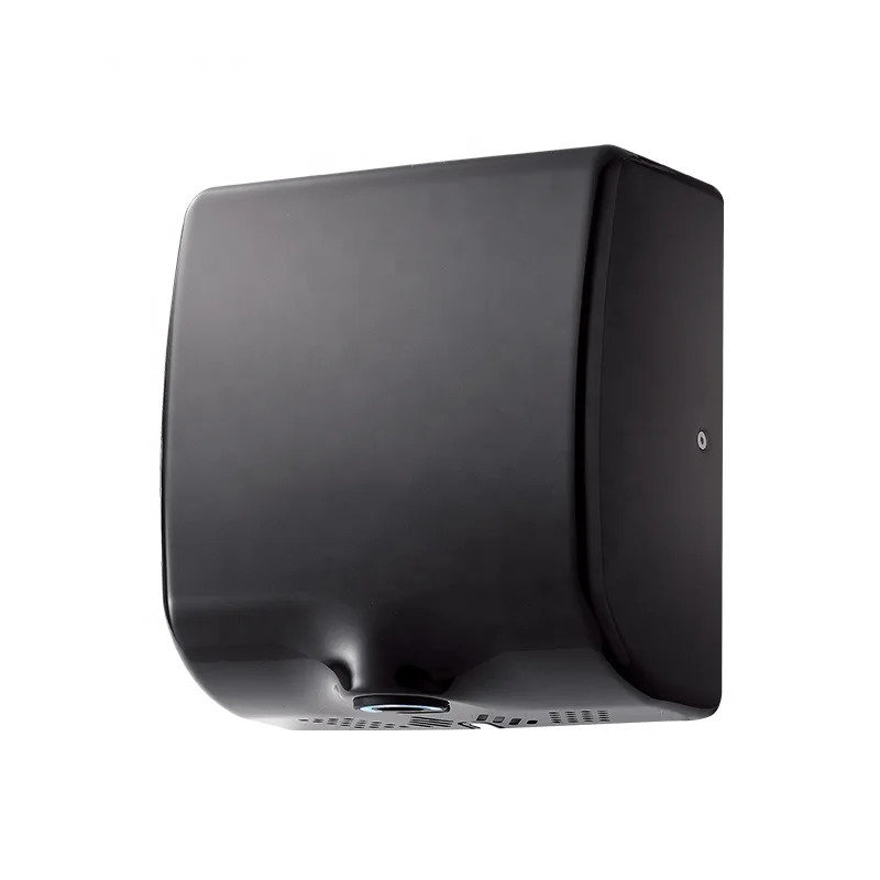 Настенный высокой мощности черный дверные ручки из нержавеющей стали крышка сушилка для рук 2 волну Ударьте и