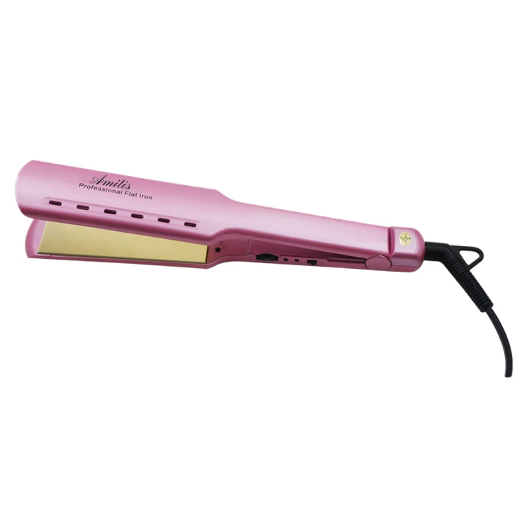 Wide Titanium Plate Flat Iron  Flat Iron Professional Hair Straightener Hot Salon Tools hair straightener